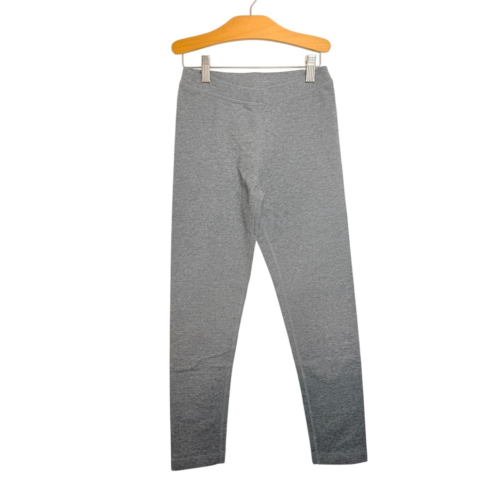 Hanna Andersson Girls Heather Gray Cotton Spandex Stretch Leggings Size 10